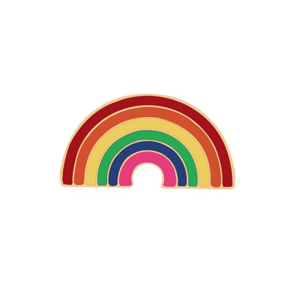 Rainbow Shape LGBT Pride Pin